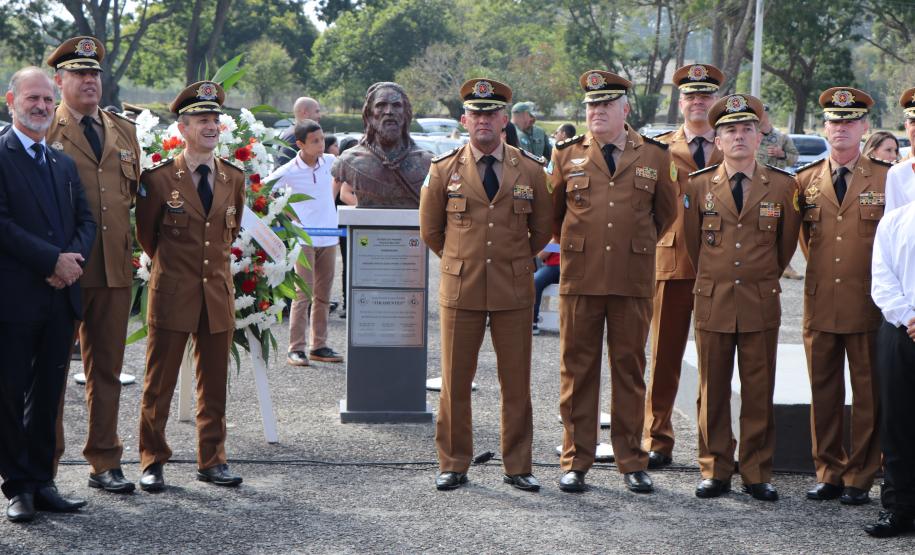 Polícia Militar do Paraná faz cerimônia em homenagem a Tiradentes, em São José dos Pinhais