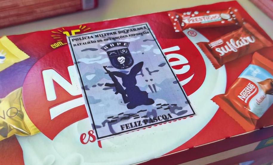 ENTREGA DE CHOCOLATES PÁSCOA BOPE 2022