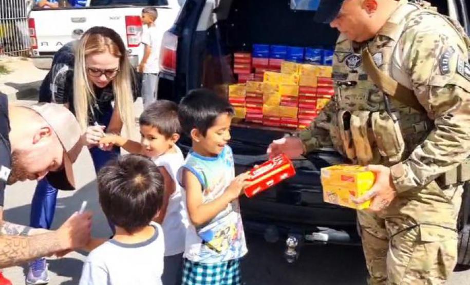 ENTREGA DE CHOCOLATES PÁSCOA BOPE 2022