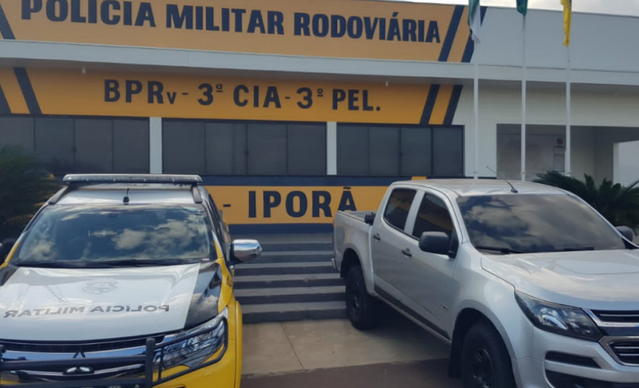 BATALHÃO APREENDE MACONHA E UMA CAMINHONETE PREPARADA PARA O TRANSPORTE DE ILÍCITOS