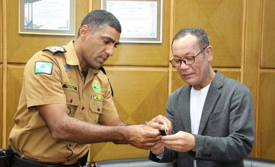 Comandante-Geral recebe o Vice-cônsul do Japão