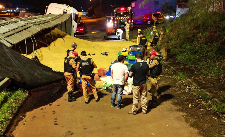 3,26 toneladas de drogas são apreendidas pela PMPR em Cascavel.