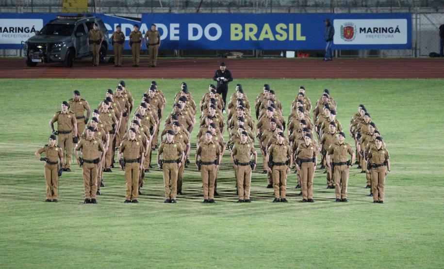 PMPR realiza formatura de 352 novos policiais militares em Maringá