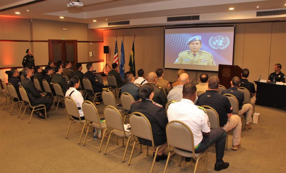 Polícia Militar do Paraná é escolhida pela ONU para sediar curso de capacitação de policiais para atuarem em missões de paz.