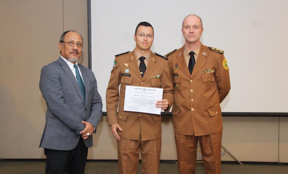 Polícia Militar do Paraná é escolhida pela ONU para sediar curso de capacitação de policiais para atuarem em missões de paz.