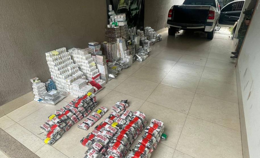 BPFRON apreende 11.615 unidades de anabolizantes avaliada em R$ 3 milhões.