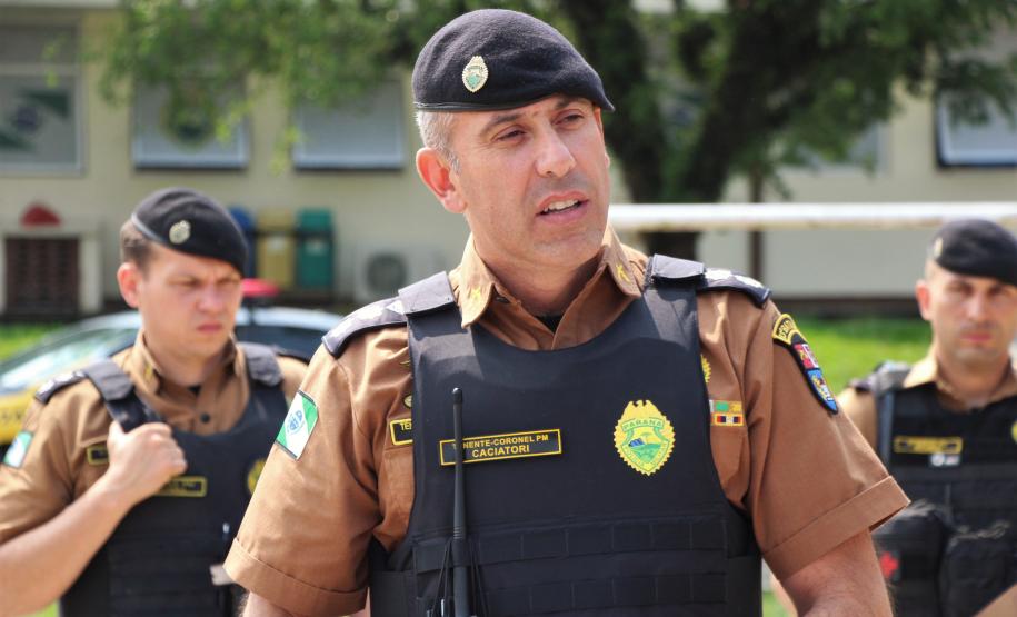PM deflagra operação que reforçará o policiamento na região sul de Curitiba.