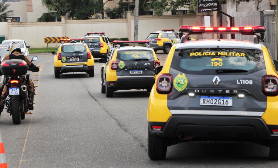 PM deflagra operação que reforçará o policiamento na região sul de Curitiba.