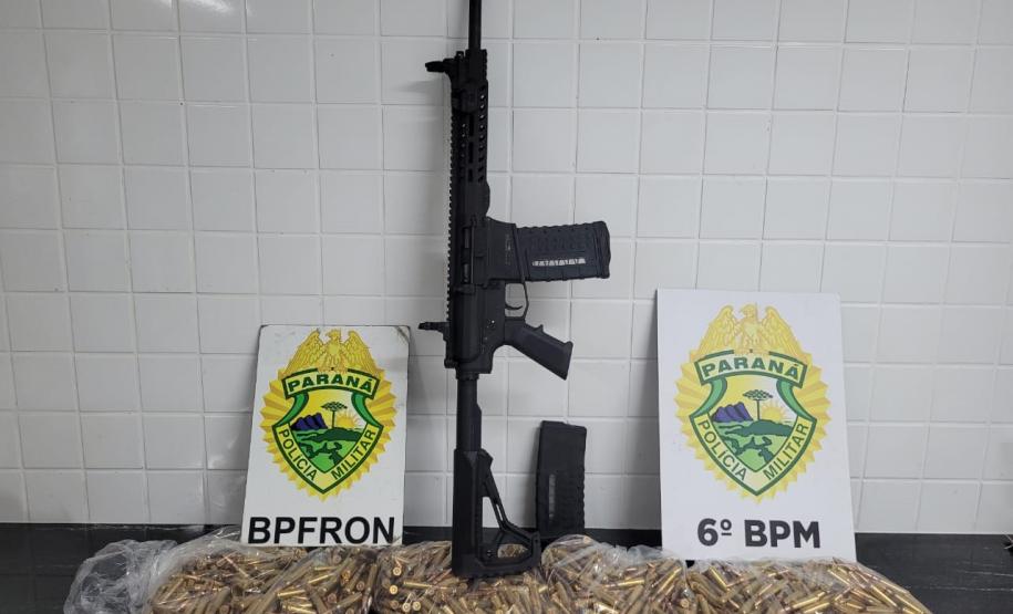 Apreensão realizada pela PMPR em Santa Tereza do Oeste.