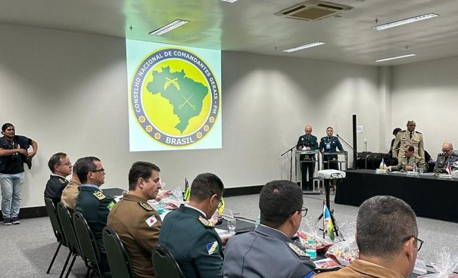 CG da PMPR participa do encontro do Conselho Nacional dos Comandantes-Gerais em Belém.