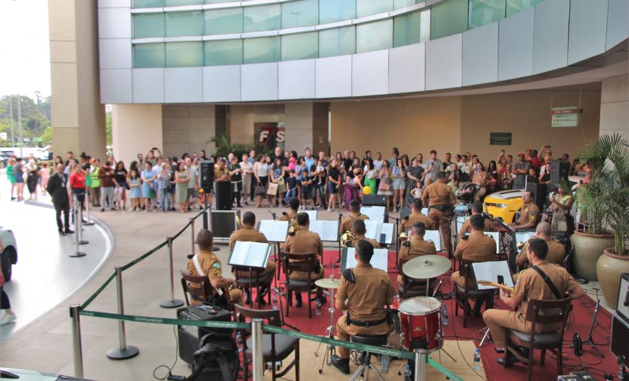 Exposição de viaturas e apresentação da Banda de música.