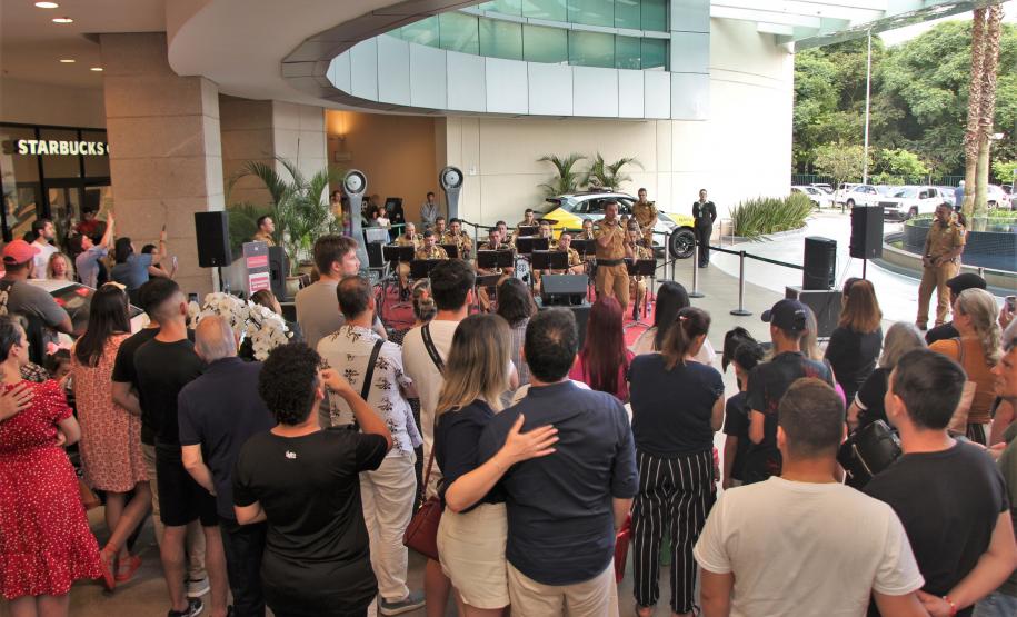 Exposição de viaturas e apresentação da Banda de música.