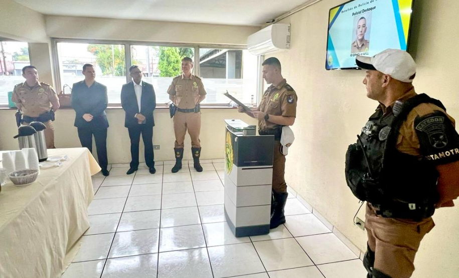 Café destaque e aniversariantes do BPTran