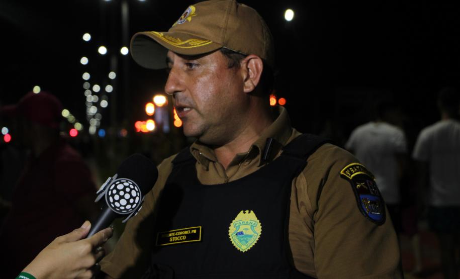 PMPR atua diretamente em evento