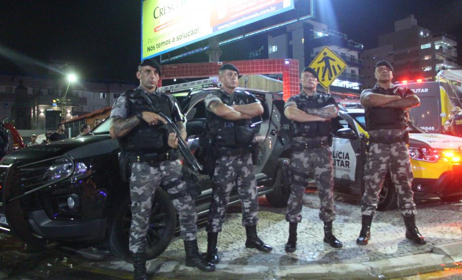 PMPR atua diretamente em evento