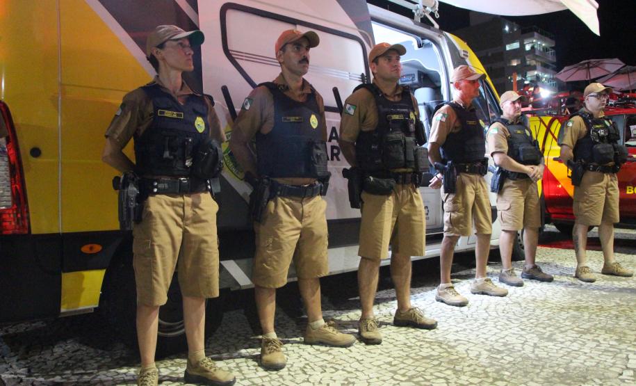 PMPR atua diretamente em evento