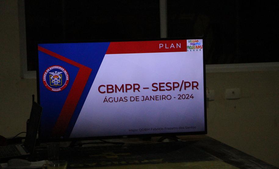 Reunião Forças de Segurança - Chuvas no Litoral