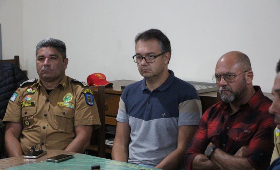 Reunião Forças de Segurança - Chuvas no Litoral