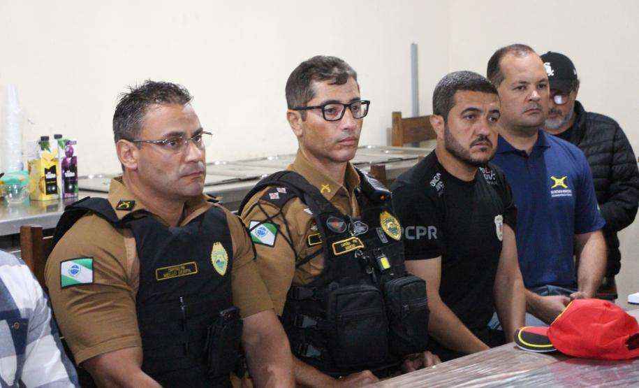 Reunião Forças de Segurança - Chuvas no Litoral