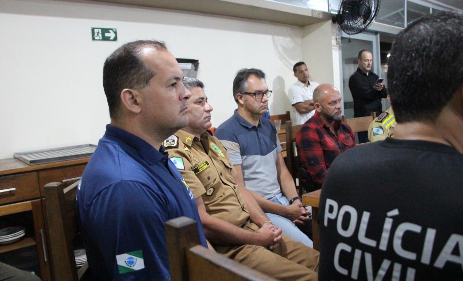 Reunião Forças de Segurança - Chuvas no Litoral