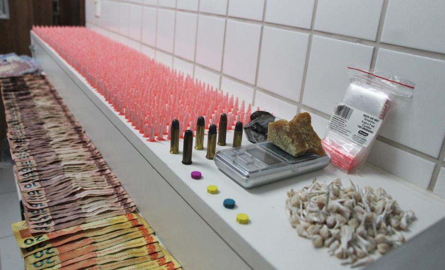 Apreensão de drogas no Tabuleiro.