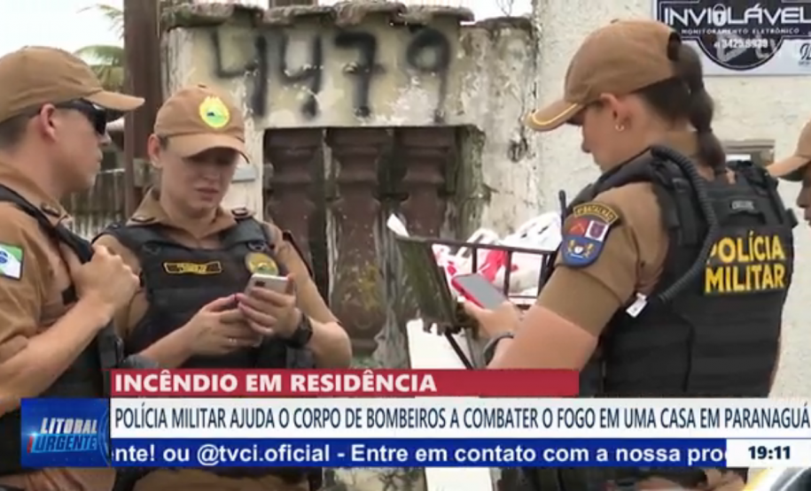 Incêndio em Paranaguá