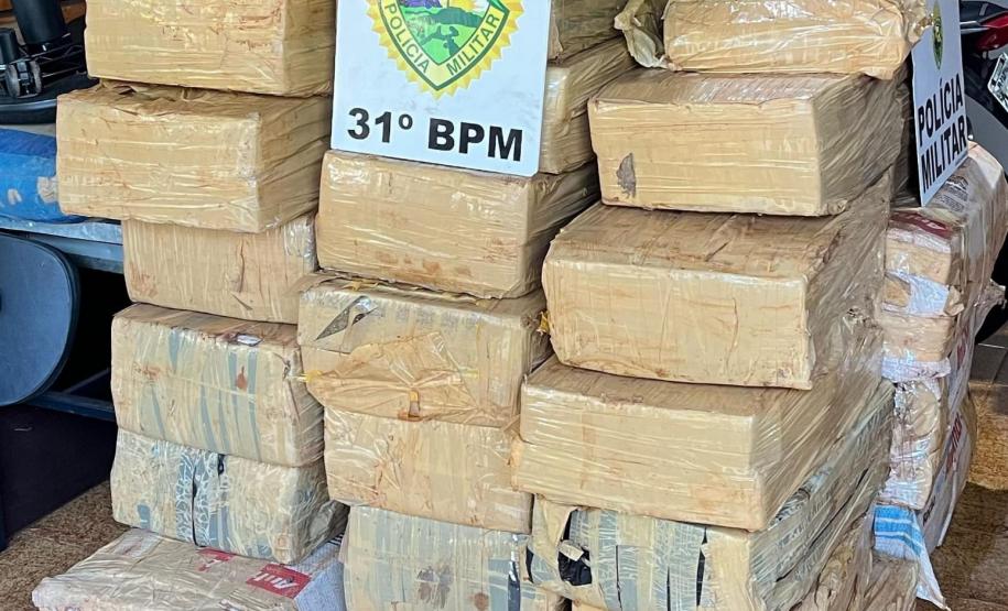 Apreensão de maconha em Palotina