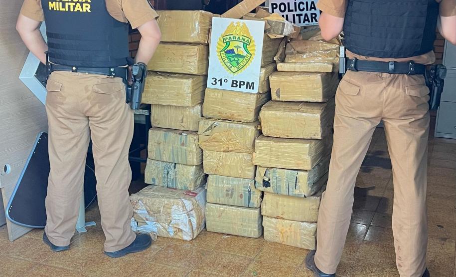Apreensão de maconha em Palotina