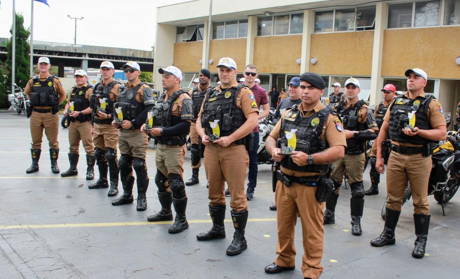 FORMATURA DO CURSO DE MOTOCICLISTAS DO BPTRAN