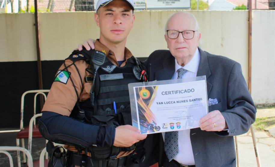 FORMATURA DO CURSO DE MOTOCICLISTAS DO BPTRAN