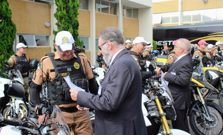 FORMATURA DO CURSO DE MOTOCICLISTAS DO BPTRAN