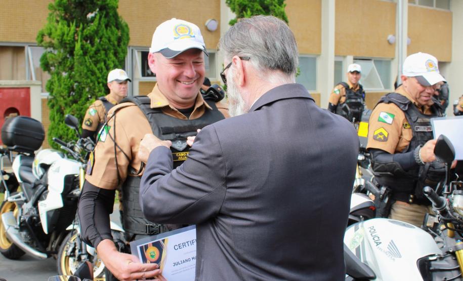 FORMATURA DO CURSO DE MOTOCICLISTAS DO BPTRAN