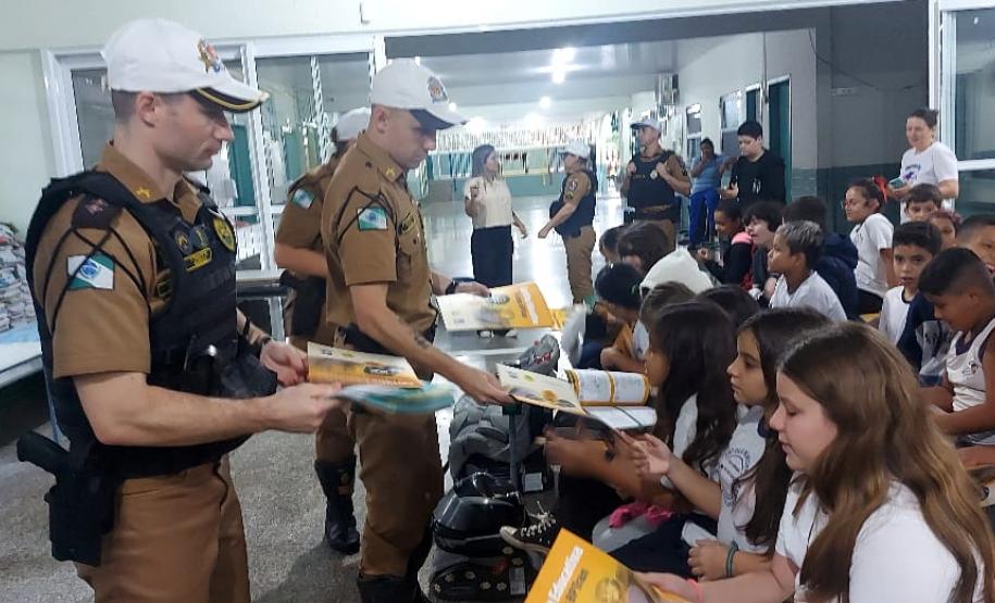 BPTran visita escola em Foz do Iguaçu