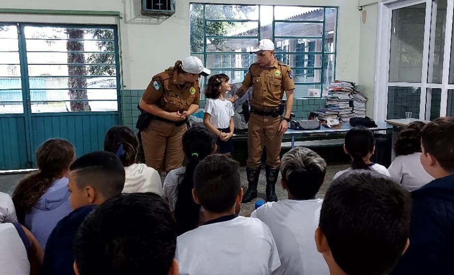 BPTran visita escola em Foz do Iguaçu
