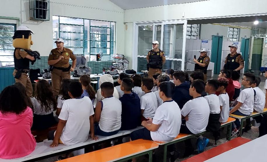 BPTran visita escola em Foz do Iguaçu