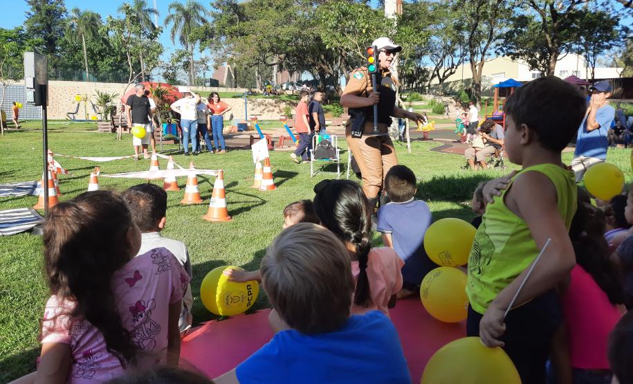 AÇÃO DO BPTRAN EM PARQUE DE FOZ DO IGUAÇU
