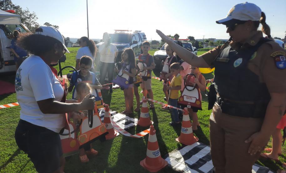 AÇÃO DO BPTRAN EM PARQUE DE FOZ DO IGUAÇU
