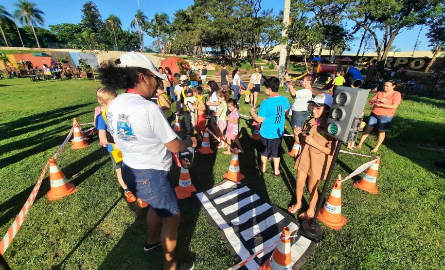 AÇÃO DO BPTRAN EM PARQUE DE FOZ DO IGUAÇU