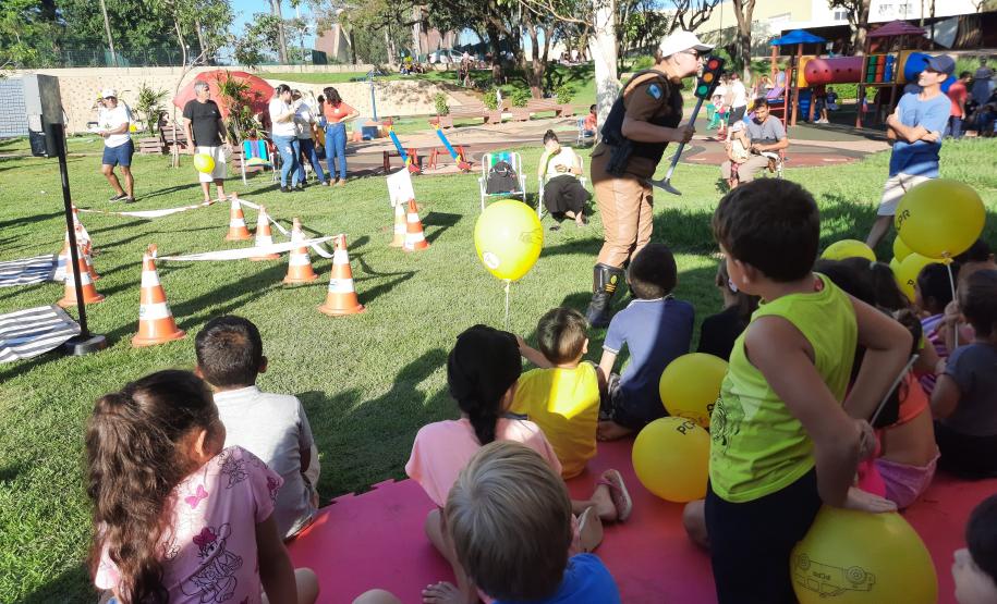 AÇÃO DO BPTRAN EM PARQUE DE FOZ DO IGUAÇU
