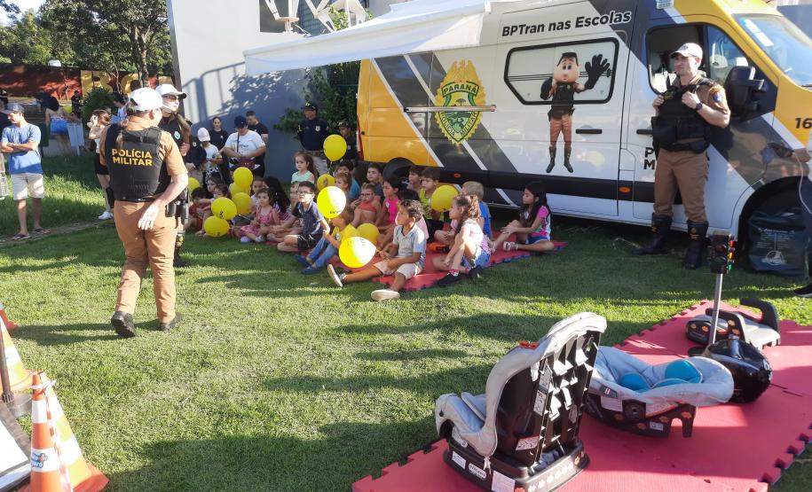 AÇÃO DO BPTRAN EM PARQUE DE FOZ DO IGUAÇU