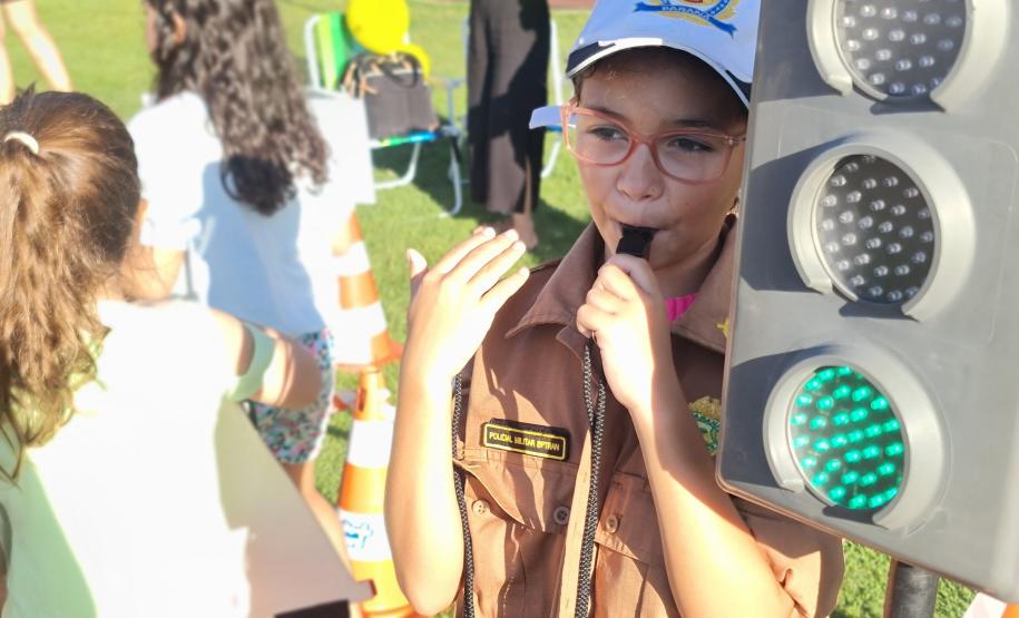 AÇÃO DO BPTRAN EM PARQUE DE FOZ DO IGUAÇU