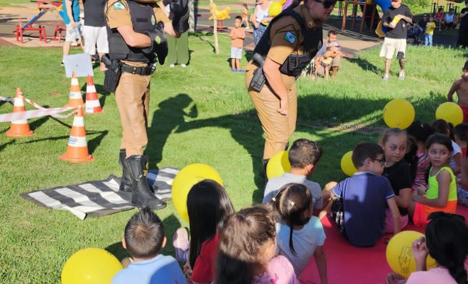 AÇÃO DO BPTRAN EM PARQUE DE FOZ DO IGUAÇU