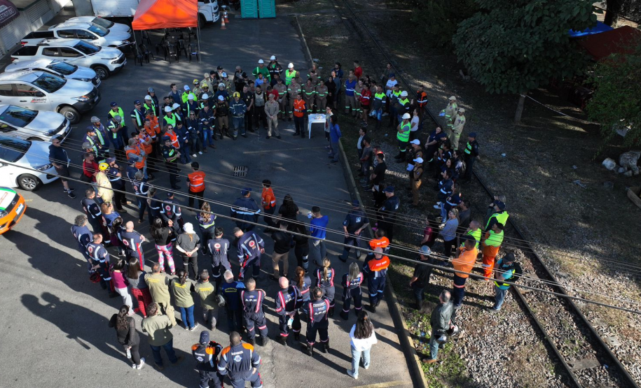 Simulação de Sinistro em Linha Férrea