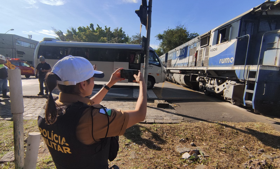 Simulação de Sinistro em Linha Férrea