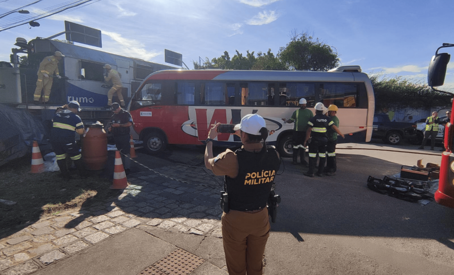 Simulação de Sinistro em Linha Férrea