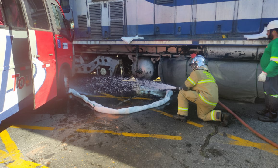 Simulação de Sinistro em Linha Férrea