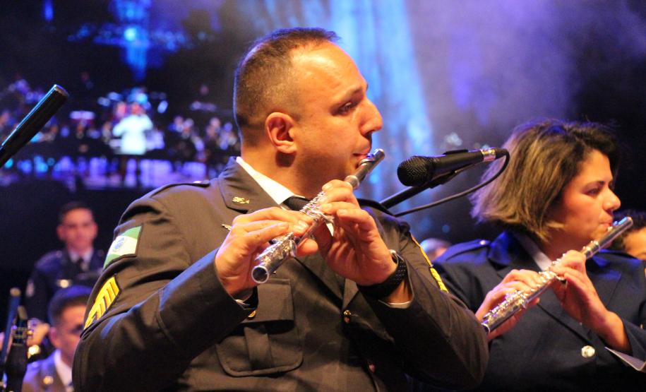 O concerto foi celebração uma especial em homenagem ao 170 anos da PMPR