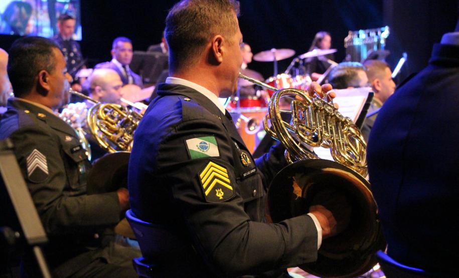 O concerto foi celebração uma especial em homenagem ao 170 anos da PMPR