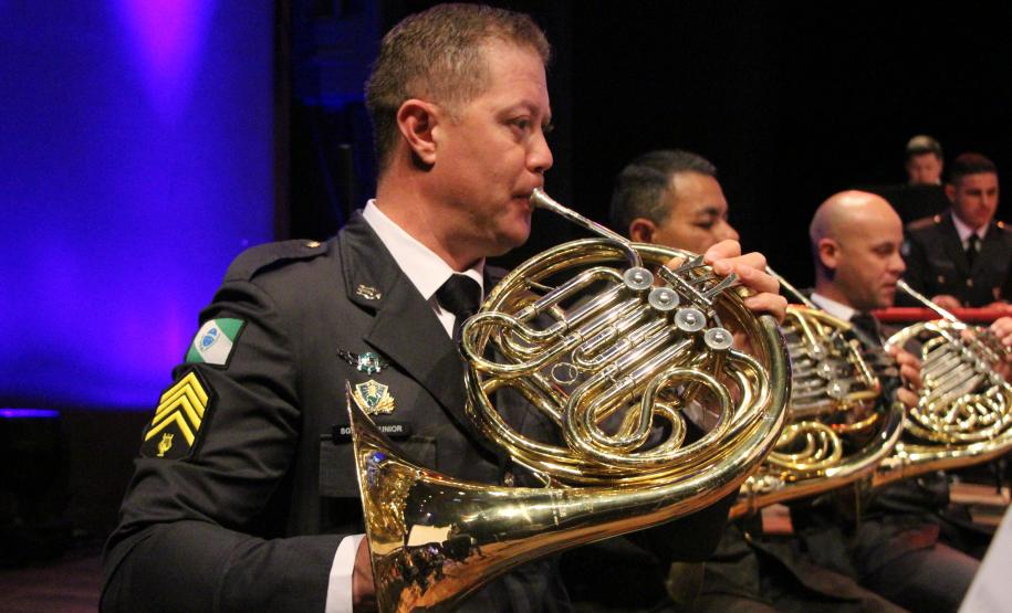 O concerto foi celebração uma especial em homenagem ao 170 anos da PMPR