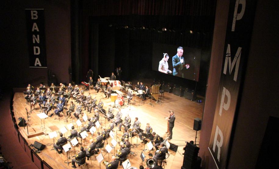 O concerto foi celebração uma especial em homenagem ao 170 anos da PMPR